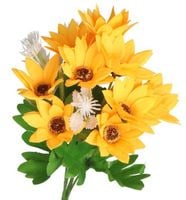 SZTUCZNE KWIATY ROŚLINY BUKIET GAŁĄZKI KWIATY POLNE