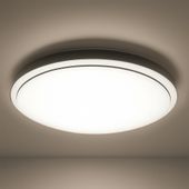 Plafon Liria 3xE27 fi 39cm Czarny