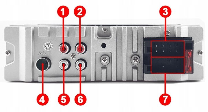 RADIO SAMOCHODOWE 1DIN USB SD MIKROFON BLUETOOTH zdjęcie 3