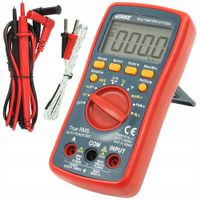 MULTIMETR MIERNIK CYFROWY UNIWERSALNY TESTER NATĘŻENIA PRĄDU NAPIĘCIA LCD
