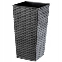KADAX Doniczka Donica 39x75cm Wkład Grafit Rattan