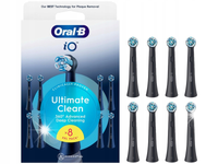 Końcówki do szczoteczki elektrycznej 8x Oral B iO Ultimate Clean Black