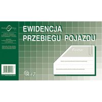 DRUK K-17 EWIDENCJA PRZEBIEGU POJAZDU 5906858001396