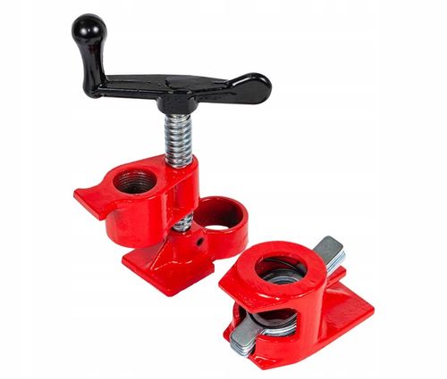 4x ŚCISK STOLARSKI RUROWY BEZKOŃCOWY NA RURĘ 3/4" ZACISK MONTAŻOWY IMADŁO na Arena.pl