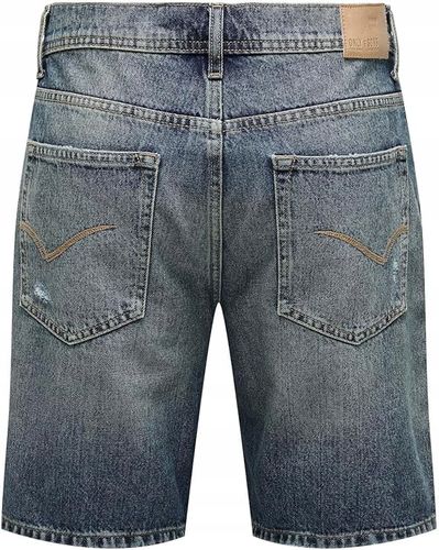 Spodenki jeansowe Only & Sons ONSEDGE Ram Dest na Arena.pl