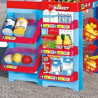 SUPERMARKET SKLEP DLA DZIECI STRAGAN KASA WAGA KOSZYK WÓZEK ZAKUPY MATADI