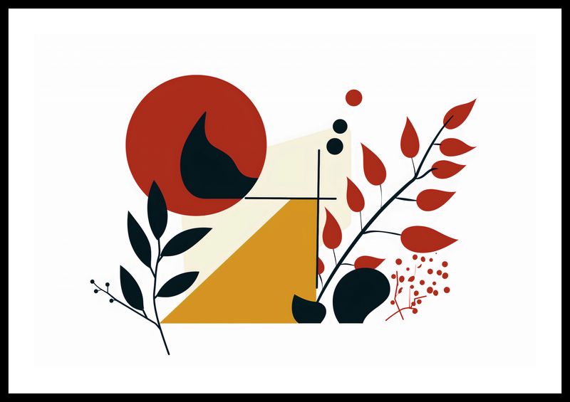 Plakat 60x40cm Ogień i Flora zdjęcie 3