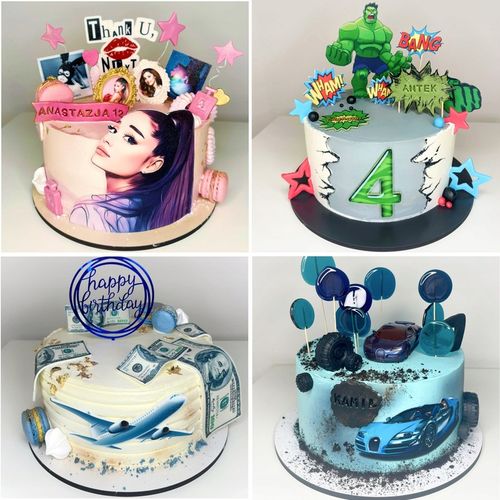 WYDRUK CUKROWY MASA CUKROWA Z TWOIM ZDJĘCIEM GRAFIKĄ A4 NA TORT + TEKST na Arena.pl