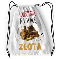Plecak Sportowy Szkolny Dla Konsultanta Worek Z Nadrukiem Ze Zdjęciem