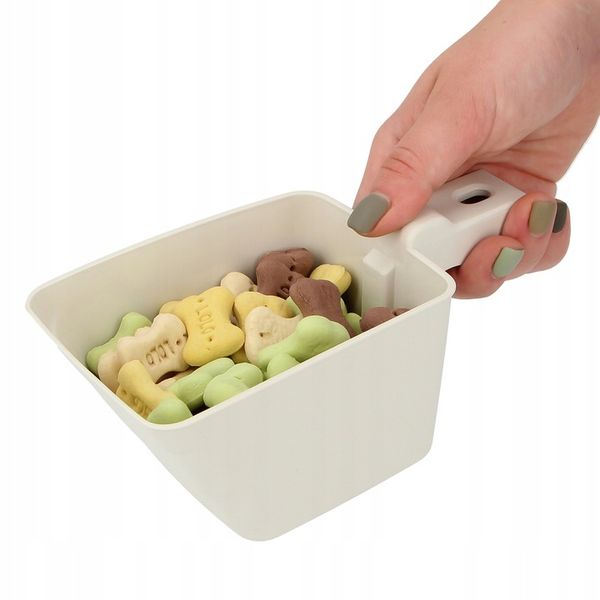 Barry King Pojemnik na suchą karmę 16l Biały zdjęcie 3