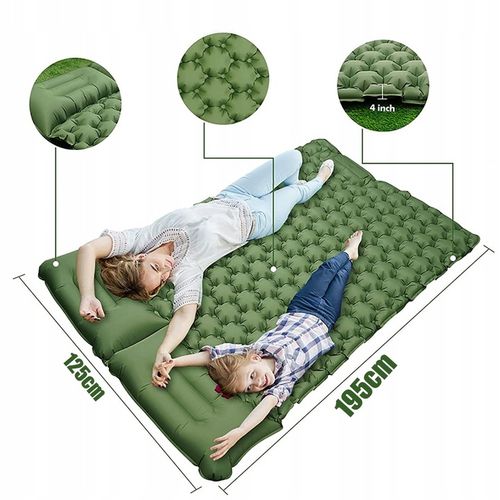 MATA SAMOPOMPUJĄCA KARIMATA DMUCHANA MATERAC 195X125 CM na Arena.pl