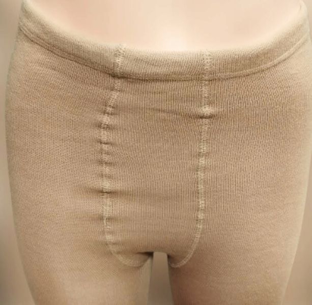 LEGGINSY OCIEPLANE RAJSTOPY BEZ STÓP GETRY GRUBE JASNE, prążki zdjęcie 2