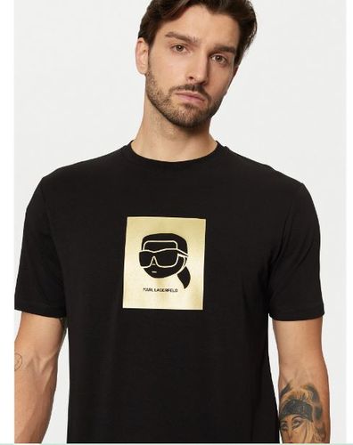 Karl Lagerfeld T-Shirt Męskie czarny 755460 r.XXL na Arena.pl