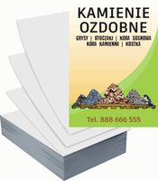 Ulotki A5 reklamowe firmowe 1000szt projekt w cenie KAMIENIE OZDOBNE