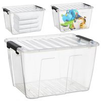 POJEMNIK Z POKRYWĄ DO PRZECHOWYWANIA HOME BOX 15L UNIWERSALNY ORGANIZE