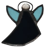 Anioł aniołek szkło witrażowe zawieszka dekoracja prezent