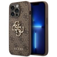 Etui Guess do iPhone 14 Pro Max, Brązowy