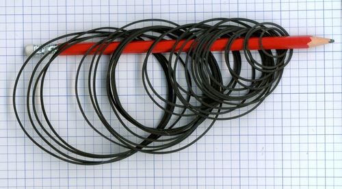 (30 szt.) ZESTAW PASKÓW NAPĘDOWYCH 1,2mm x 1,2mm - RÓŻNE ŚREDNICE na Arena.pl