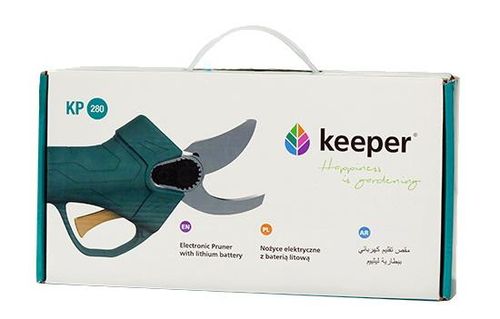 KEEPER KP280 SEKATOR AKUMULATOROWY NOŻYCE ELEKTRYCZNE DO ŻYWOPŁOTU OGRODOWY RĘCZNY DO GAŁĘZI ROŚLIN KRZEWÓW KRZAKÓW na Arena.pl