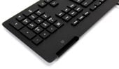Klawiatura przewodowa HP Business Slim v2 SmartCard USB czarna pełnowymiarowa z blokiem numerycznym i czytnikiem A71J9AA