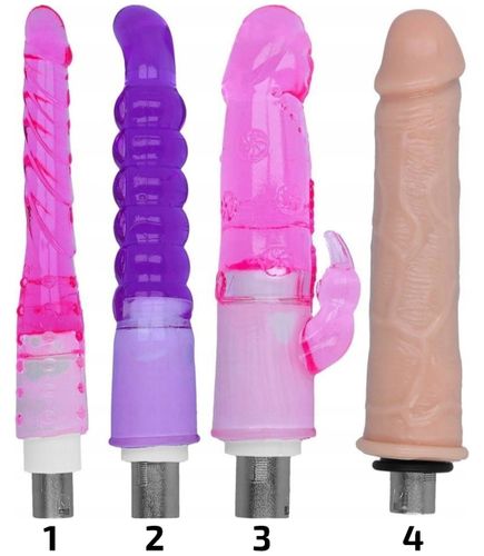 Sex maszyna wibrator zestaw 4x DILDO machine GUN na Arena.pl