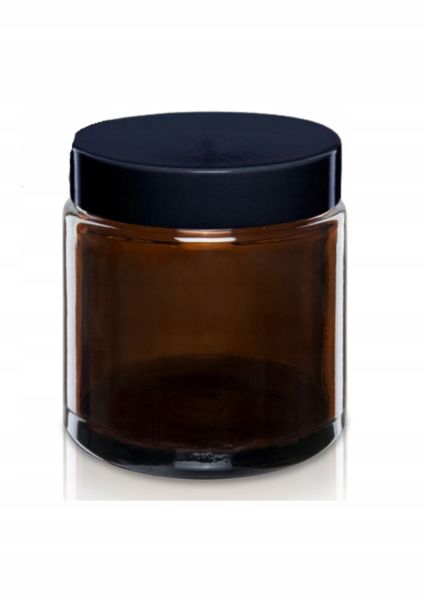 Słoik brązowy 120 ml do świec 105 sztuk sojowych wosk sojowy zdjęcie 1
