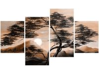 140CM 70 OBRAZ SPOKOJNA NOC ŚCIENNY