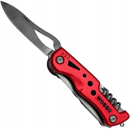 NÓŻ MULTITOOL SCYZORYK z LATARKA LED WIELOFUNKCYJNY 12w1 NOŻYK SKŁADANY PRO na Arena.pl