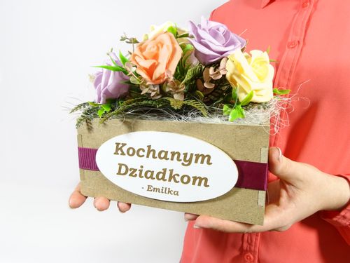 Dzień Babci Dziadka floverbox Twój grawer na Arena.pl