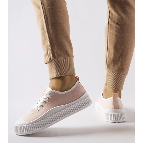 Różowe trampki na platformie r.38 zdjęcie 2