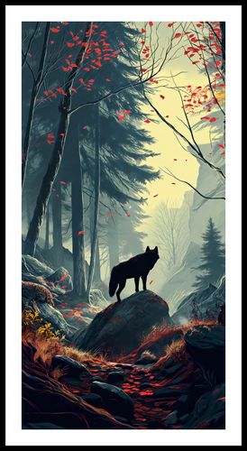 Plakat 50x100cm Leśne Echa na Arena.pl