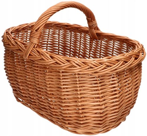 KOSZ KOSZYK WIKLINOWY NA GRZYBY 45CM DO LASU Z UCHWYTEM GRZYBOBRANIE na Arena.pl