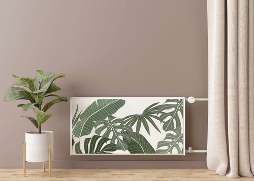 Osłona MAGNETYCZNA Kaloryfera Tropikalne Liście Rośliny 110cm x 60cm na Arena.pl