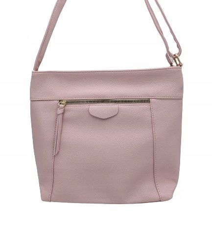 Herisson - torebka worek kieszonka na zamek pudrowy róż 1052L2079 na Arena.pl