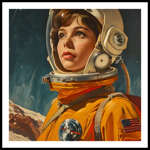 Plakat 60x60cm Pionierka Kosmosu na Arena.pl