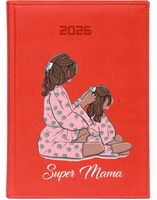 KALENDARZ A5 2026 DZIENNY planer Z NADRUKIEM uv na dzień mamy twój napis