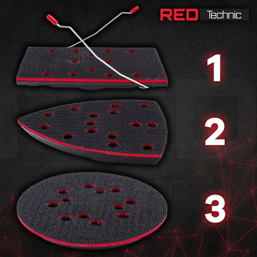 SZLIFIERKA MIMOŚRODOWA OSCYLACYJNA 125mm 1300W 3W1 3 PADY REGULACJA 6 x PAP na Arena.pl