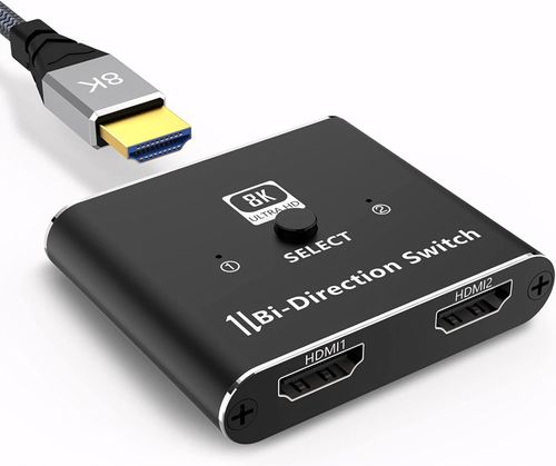 HDMI Switcher Splitter 8K – przełącznik dwukierunkowy HDMI 2.1 240Hz na Arena.pl