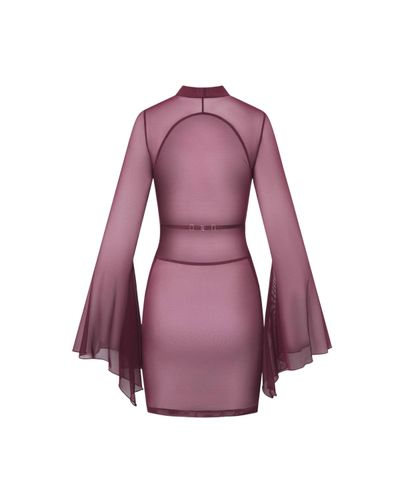 mara burgundy sukienka m/l promees na Arena.pl