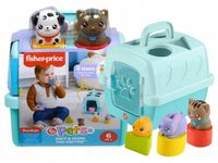 Fisher Price Sorter Transporter Klocki Zabawka dla Niemowląt 6m+ HTW93