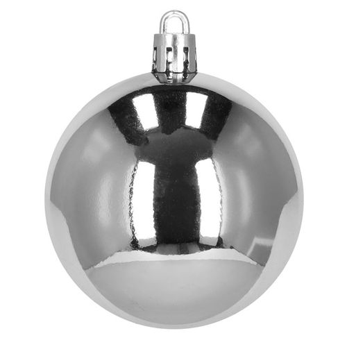 Bombki choinkowe 37 szt. zestaw dekoracji świątecznych, nietłukące srebrne na Arena.pl