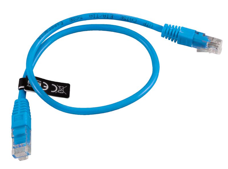 EB273B KABEL UTP CAT 5E PATCHCORD 1M NIEBIESKI zdjęcie 2