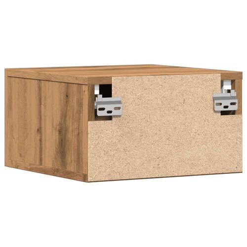 Wisząca szafka nocna, dąb artisan, 35x35x20 cm na Arena.pl