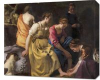 Obraz 60x50cm Diana and her Nymphs, Vermeer Vintage