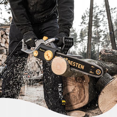 PIŁA ŁAŃCUCHOWA PILARKA ELEKTRYCZNA DO DREWNA 2400W PROWADNICA 40CM + OLEJ na Arena.pl