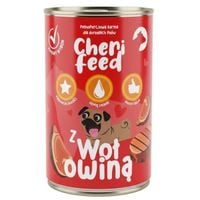 MOKRA KARMA DLA PSA CHERI FEED PUSZKA BOGATA W WOŁOWINĘ 400G