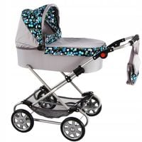 WÓZEK DUŻY DLA LALEK GŁĘBOKI + Pościel+Torebka PL