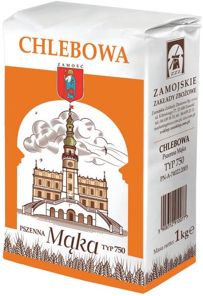 Zamojska Mąka chlebowa Typ 750 1kg zdjęcie 1