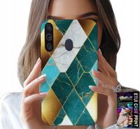 ETUI DO SAMSUNG GALAXY A21 - ELEGANCKIE MODNE WZORY CASE + FOLIA