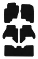 Dywaniki welurowe BASIC czarne do Nissan Pathfinder R51 2004-2014